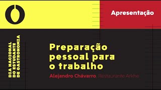 Apresentação | Preparação pessoal para o trabalho