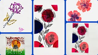 How to draw flower #youtube ##