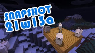 1.17 Snapshot 21w13a | The GOAT & Invisible Light Blocks! | Minecraft News