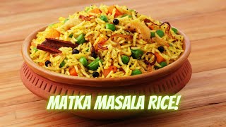 How to Cook This Mouthwatering Veg Masala Rice  in a Clay Pot! Matka Biryani Recipe I मसालेभात।