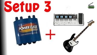 Power Click Setup 3: Conectando seu instrumento + Pedaleira ou pedal