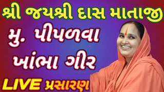 Jayshreedas mataji Pipalva khambha gir live program santvani