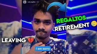 Regaltos Retirement 😥😳 | Leaving YouTube 💔 | Mamba reply