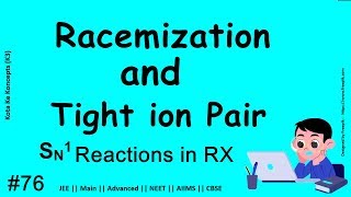 Solvolysis Reaction Mechanism || SN1  Reaction || Stereochemistry || Racemic Mixture