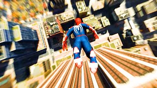 "I am SPEED!" Web swinging at Maximum FOV - Spider-Man Remastered PC