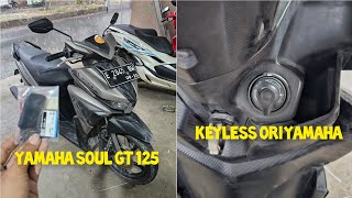 pertama kali yamaha mio soul GT 125 pasang keyless original yamaha (bukan merk cina)