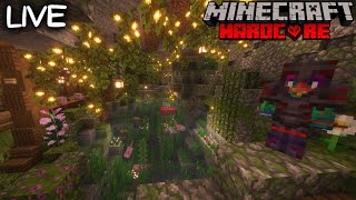 Building an Underground Axolotl Paradise in Hardcore Minecraft