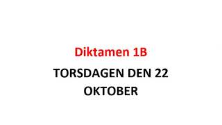 Diktamen Oktober 22