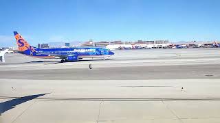 Las Vegas Departure to Phoenix. American Airlines flight. A321