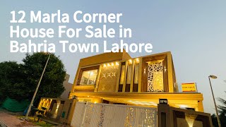 "Stunning 12 Marla Corner House Tour: Modern Luxury Design in Bahria Town" #bahriapropertyinvestment