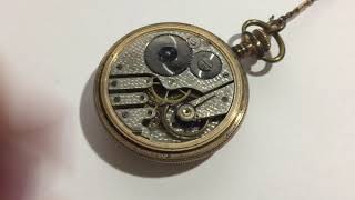 Trenton pocket watch working