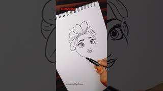 #beautiful imagine syndrella#drawing #art #cartoon #ytshortvideo