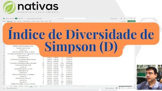 Índice de Diversidade de Simpson (D) - Composição Florística no Inventário Florestal