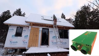 Installing a Vented RV Propane Heater in a Small Off Grid Cabin