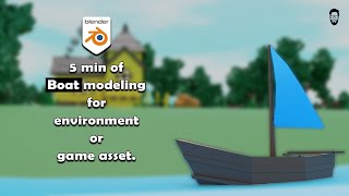 3d boat modeling for game asset-mds design