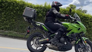 Probando KAWASAKI VERSYS 650 de mi amigo PIPEMOTORBIKE