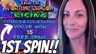 🐲 Can't Go Wrong Playing This Slot‼️Triple Dragon Fortune Rising