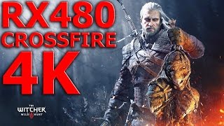 AMD RX480 CROSSFIRE + FX8350 | The Witcher 3 ULTRA 4K