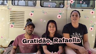 Nosso primeiro presente de uma seguidora..... gratidão Rafaella