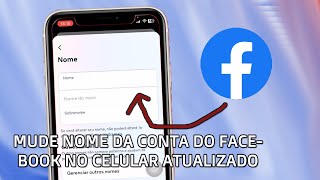 Como Mudar Nome da Conta do Facebook - Atualizado 2023