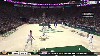 NBA2K25 - Career - Milwaukee Bucks vs New York Knicks LIVE