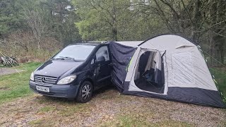 unboxing OLPRO CUBO campervan awning pole version