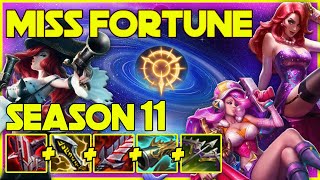 SEASON 11 MISS FORTUNE IS UNKILLABLE| 1V9 MF VS SAMIRA FULL BUILD S11 ADC LEAGUE OF LEGENDS GAMEPLAY