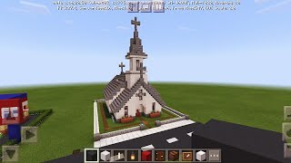 Minecraft Church | Awsome God by Rich Mullins | City Build |