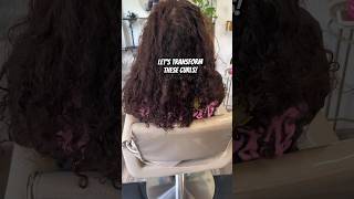 Curly Cut Transformation on Naturally Curly Hair #haircut #curlyhair #detox #k18