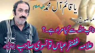 Allama Ghazanfar Abbas Tonsve | Naib Ullah Sey Kiya Murad Hy