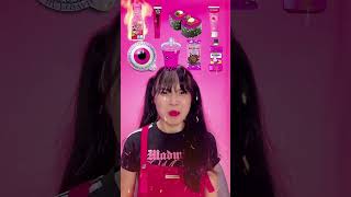 Random Pink Food ASMR Mukbang🤤🥵 #4#shorts #mukbang #asmr #eating #tiktokmix