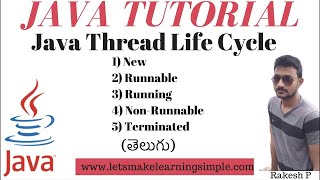 Java Thread Life Cycle in Telugu | Thread Life Cycle in Java in Telugu