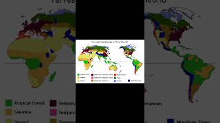 Terrestrial Biomes #world 👌  #shorts 🇮🇳#environment #ias #upsc  #bpsc  #trending