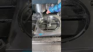 Steering wheel frame processing #car #steeringwheel #frame  #cnc #processing