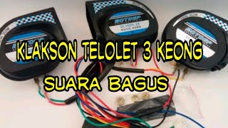 Klakson telolet keong tiga keong suara mantap bosku..