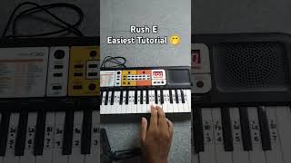 Rush E Easiest Tutorial on Yamaha PSS-F30 #pianotutorial #notpianika #piano