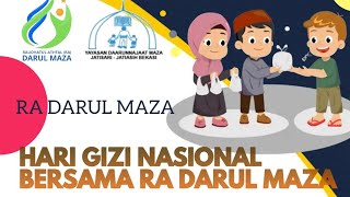 Hari Gizi Nasional Bersama RA Darul Maza, Indahnya Berbagi✨