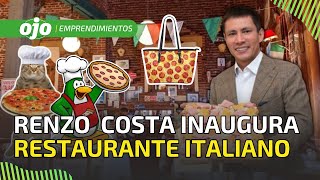 Del cuero a la pizza 👜🍕: Renzo Costa abre nuevo restaurante de pasta pronta 🍝🤑