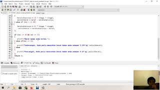 Penjelasan Program tentang BMI dan Input Output , (C++)[Pretest 1 dan Pretest 2]