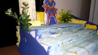 ESCADINHA PIRULITEIRO DO SUPERMAN SUPER HOMEM REVIEW EU QUE FIZ