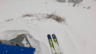 Skiing 1 Foot of Powder In May