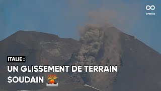 Des fumées et un glissement de terrain repérés sur de l'Etna suite à une éruption