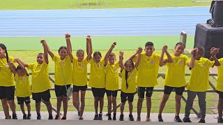 PREMIACIÓN CLUB ATLEAR EN EL 8° FESTIVAL ALTETICO CLUB GACELAS. ESTADIO LA FLORA  EN BUCARAMANGA