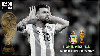 Lionel Messi All World Cup Goals 2022 With English Commentary - AFLM10 🔥#argentina #messi