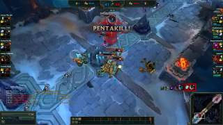 League Of Legends AP Maokai Pentakill