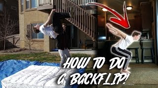 DO A BACKFLIP WITHOUT BEING SCARED! *how to*