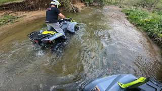 2021 Can-Am Outlander XMR 570 Creek Riding!! 😍