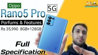 Oppo Rano 5Pro | oppo rano 5 pro 5G Unboxing & full Specification and Parfums and Features