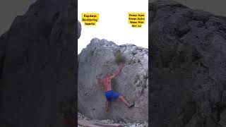 Water Hite 6b+ Tırmanıcı: Nazmi Öztürk Kapıkaya Isparta Bouldering Rock Climbing Turkey