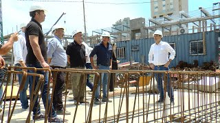 EL GOBERNADOR VALDÉS RECORRIÓ LAS OBRAS DE " LA UNIDAD" PARA SEGUIR AVANZANDO